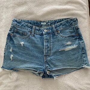 Old Navy Distressed Blue Jean Shorts